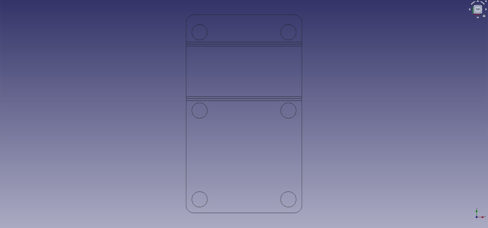 2D View Custom Metal Part