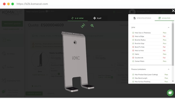Boda's Instant Quotation Platform